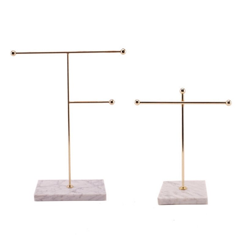 Nordic Metal Golden Storage Rack with Marble Base ... – Vicedeal