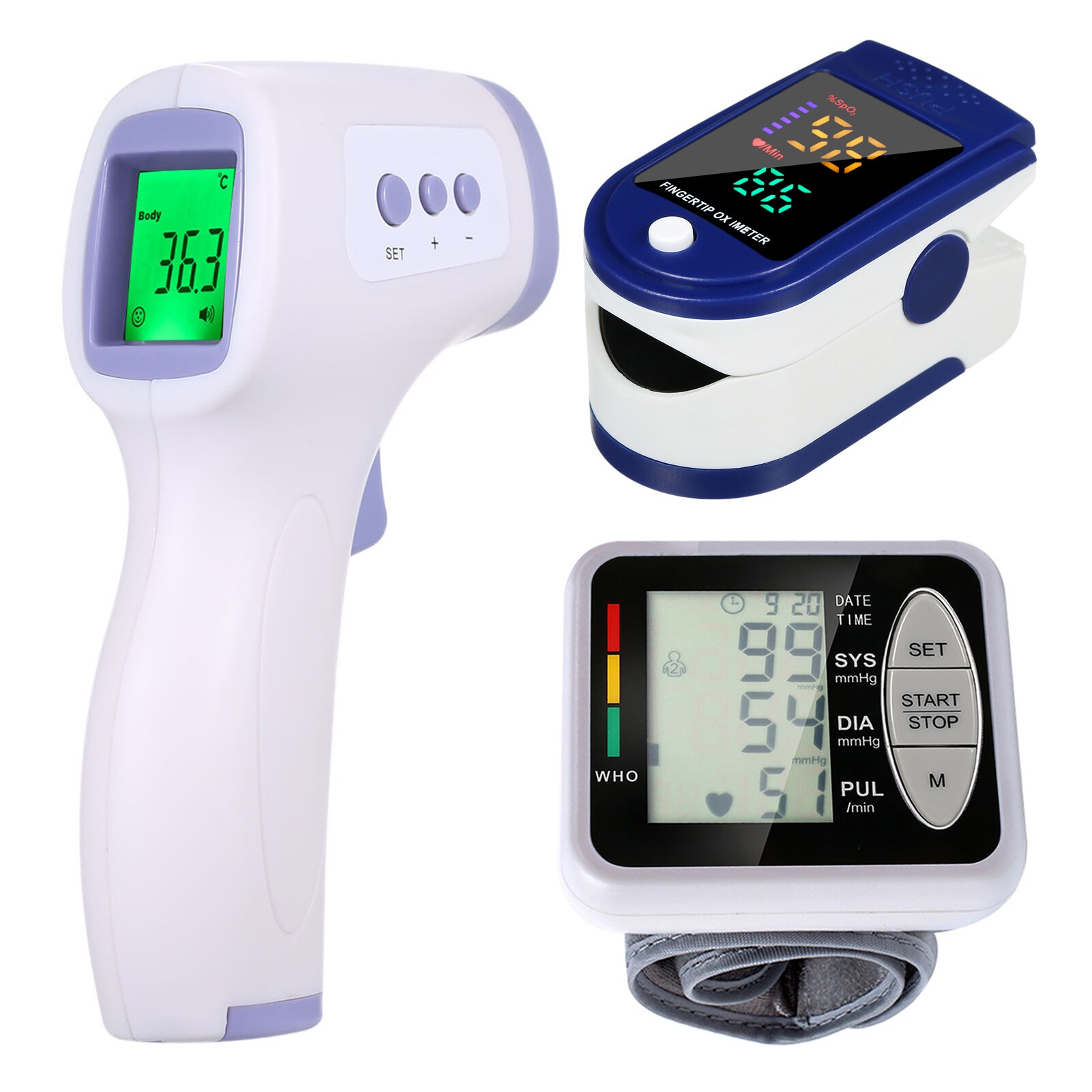 Elektronische Bloeddrukmeter Met Voice Functie Automatische Intelligente Pols Bloeddrukmeter Bloeddruk Meetinstrument: type 2