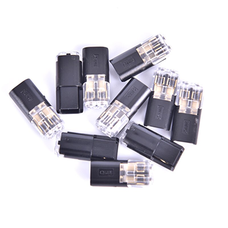 2 pin Pluggable Spring Scotch Lock Cable Connector Wire Quick Splice Connectors