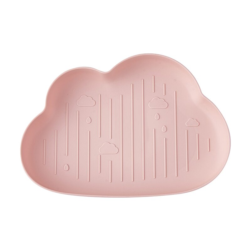 Creatieve Kerstboom Vorm Snoep Snacks Noten Zaden Droge Vruchten Plastic Platen Gerechten Kom Ontbijt Lade Thuis Keuken Benodigdheden: cloud pink
