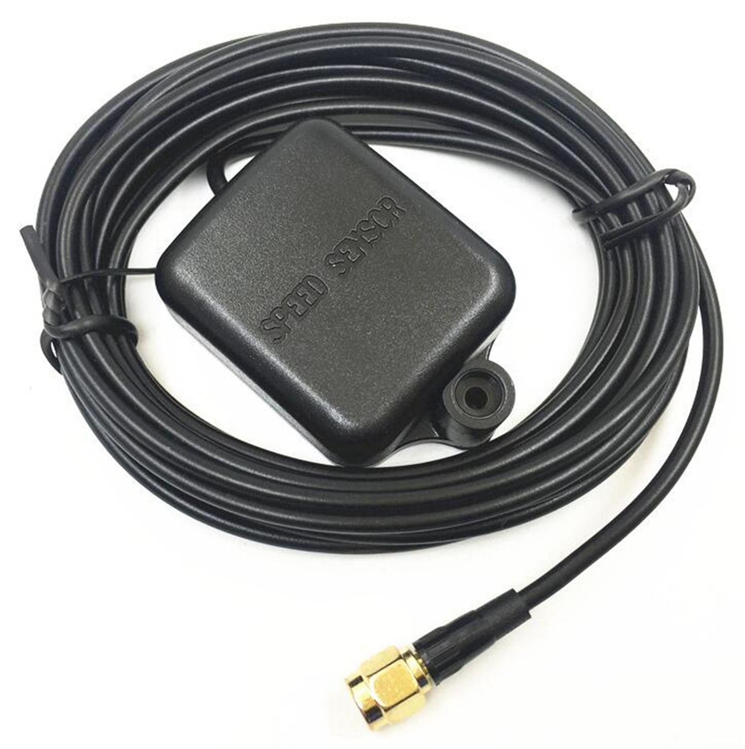 Velocímetros GPS digitales automáticos, odómetros de velocidad de 85mm, 9-32v, indicadores de velocidad LCD impermeables, nudos MPH de 0-999 Km/h con antena GPS