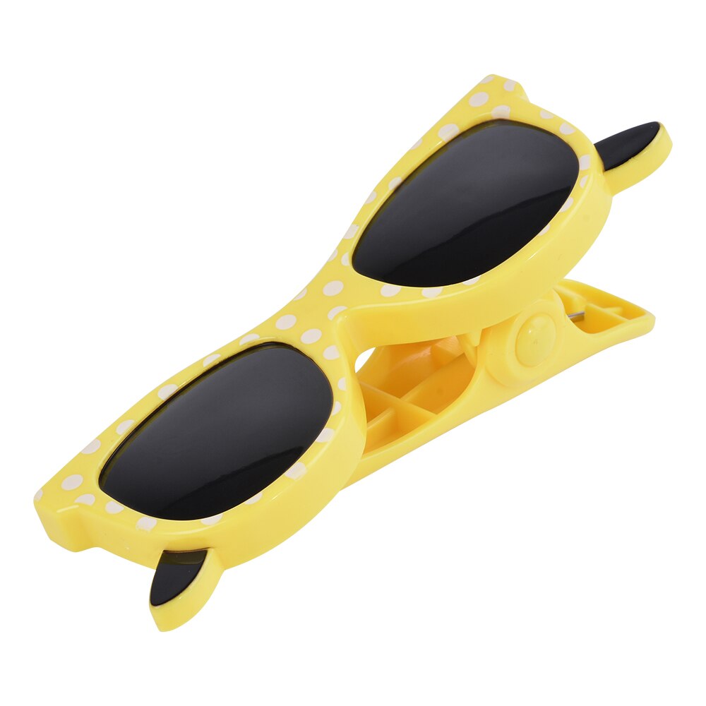 Pinzas de plástico para toallas de playa para tumbonas, tumbonas, animales decorativos, pinzas para ropa, pinzas de secado de gran tamaño, ganchos de retención: 5