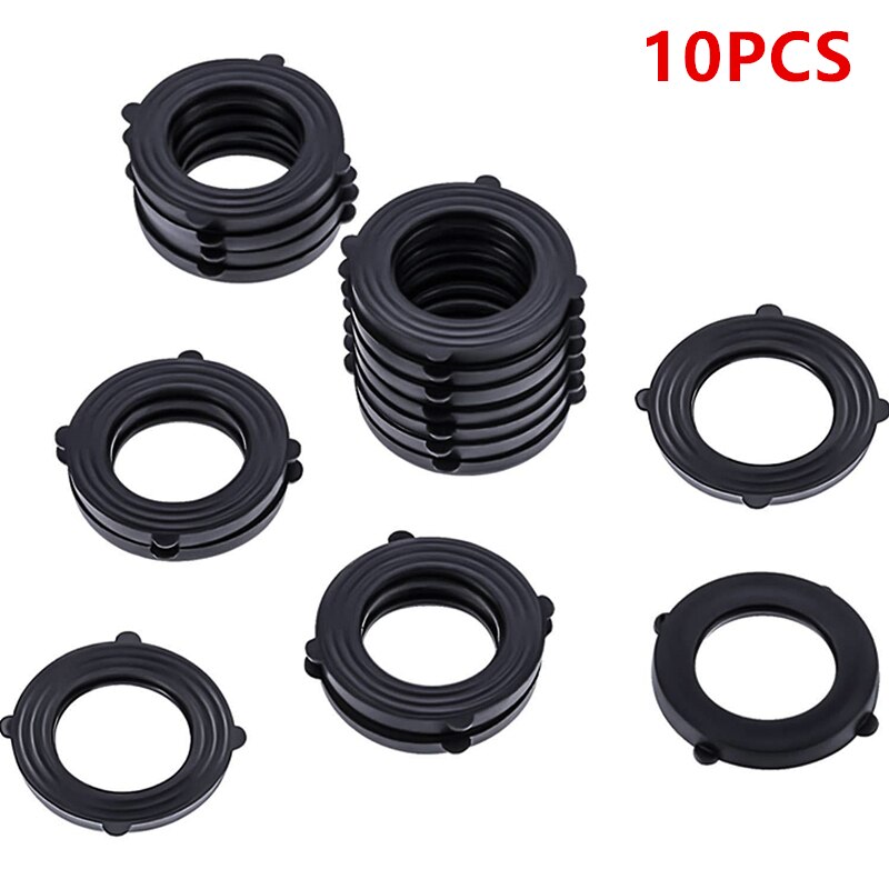 10pcs Garden Hose Washers O-Ring Rubber Washers Seals Self Locking Tabs Set Inside Fittings for 3/4 Inch Garden Hose and Water