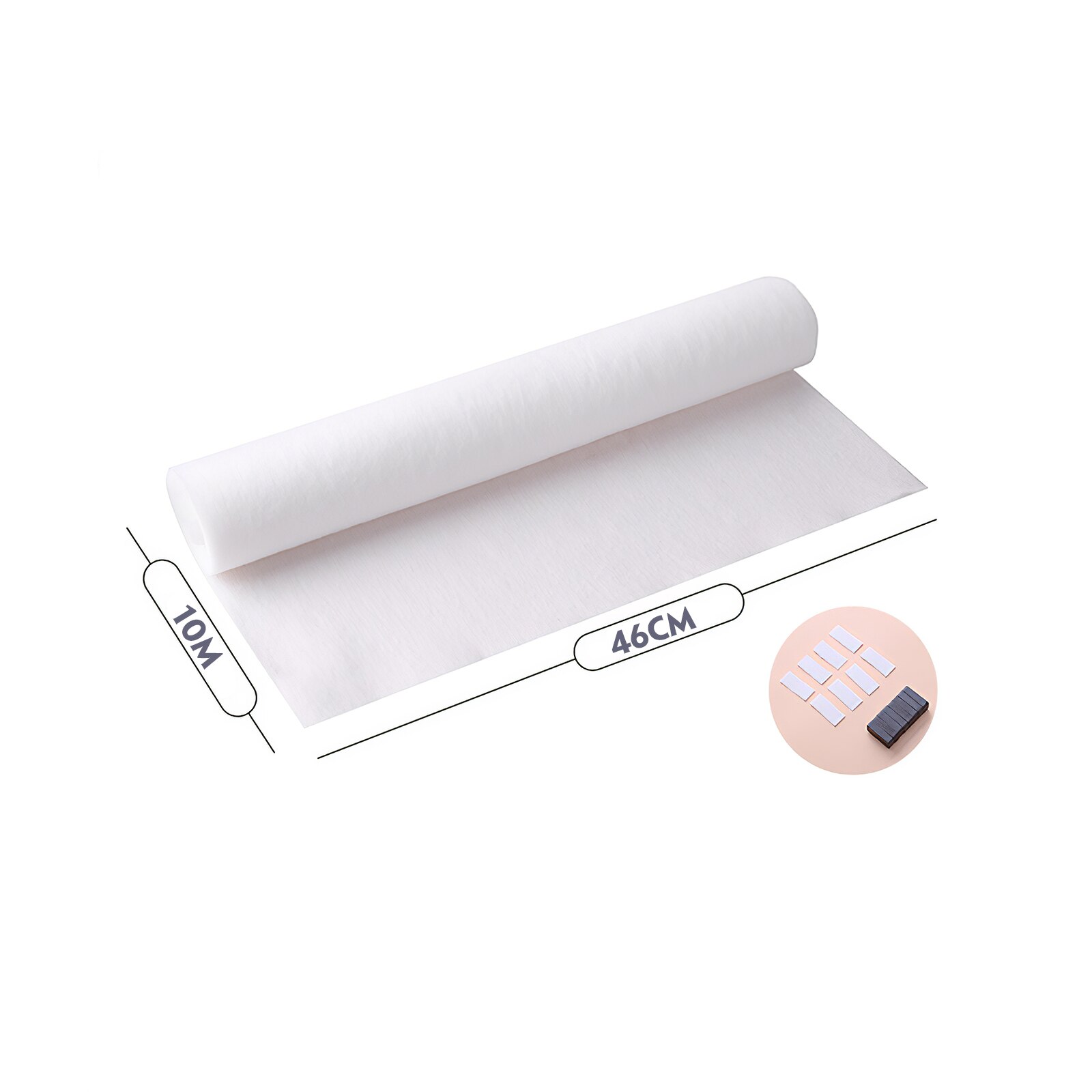 Adhesivo de aceite para la cocina Campana Extractora, papel de filtro de aceite transparente a prueba de humedad, papel absorbente de aceite, pegatina a prueba de aceite, 5/10M: 46cmX10m