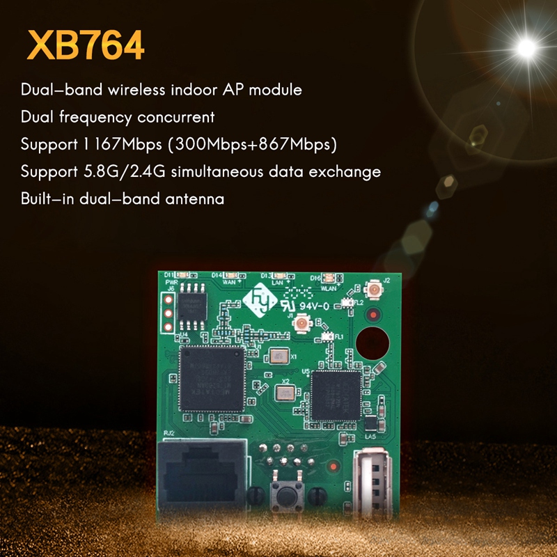 Gigabit 2.4G/5.8G 11AC Dual Band Wireless Wifi Panel Ap Module