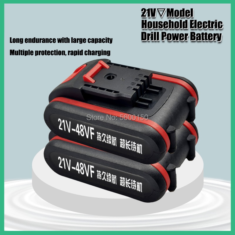 Original Electric Drill Li-ion Battery 21v Rechargeable Cordless Screwdriver Drill Lithium Battery For Power Tool