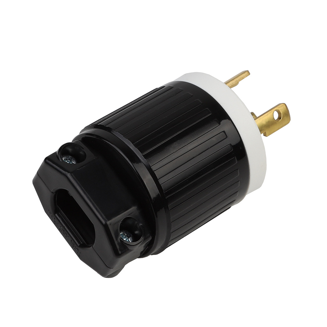 1PC 30 Amp, 250 Volt, NEMA L6-30P, 2P, 3W, Locking Plug, Industrial Grade, Grounding