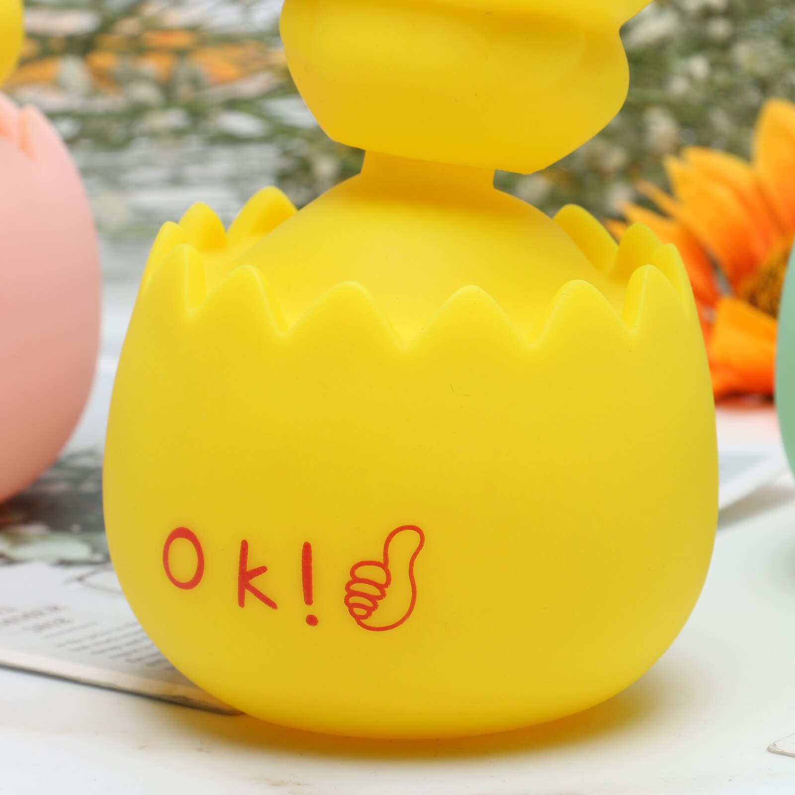 freundlicher Spielzeug Schrumpfen Kopf Eierschale Phonation KüKen PVC Emaille Weiche entlüften Trickserei Ebene Modell Spielzeug
