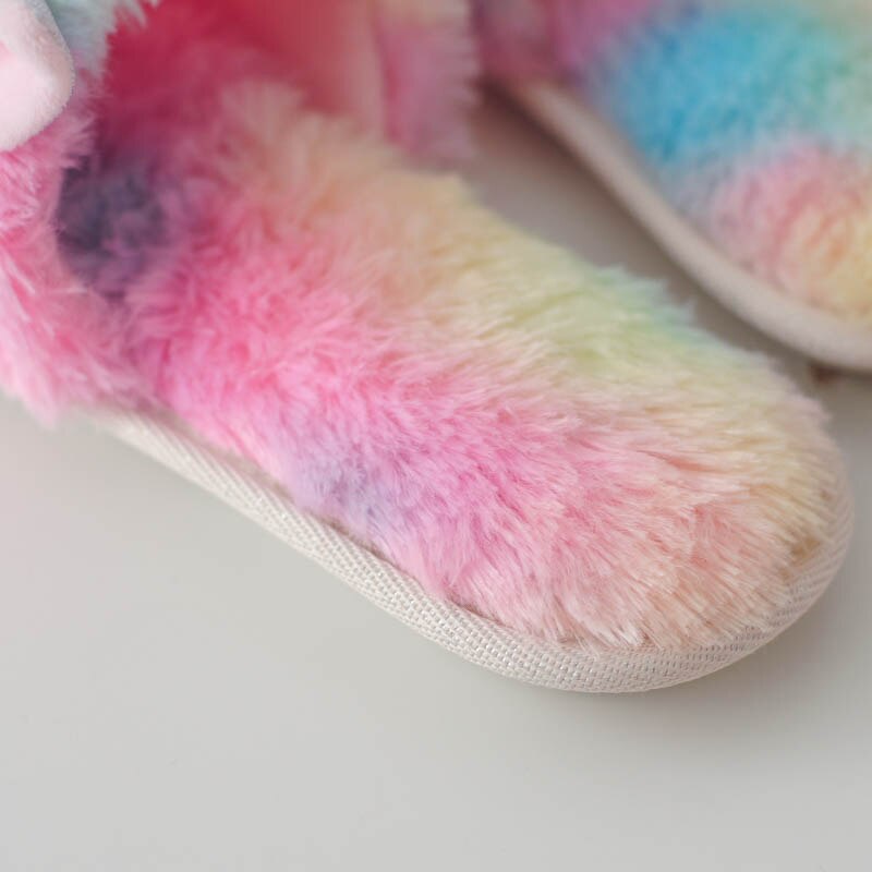 Unicorn skor tofflor för pojke flicka kvinna män skor sommar djur hem inomhus anti-slip sandaler enhörning tofflor för kvinna