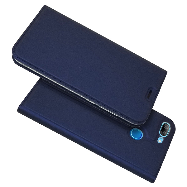 Honor 9 lite case voor huawei honor 9 ultra-dunne magnetische pu leather wallet flip stand case cover Voor huawei honor 9 lite: for honor 9 / Blauw