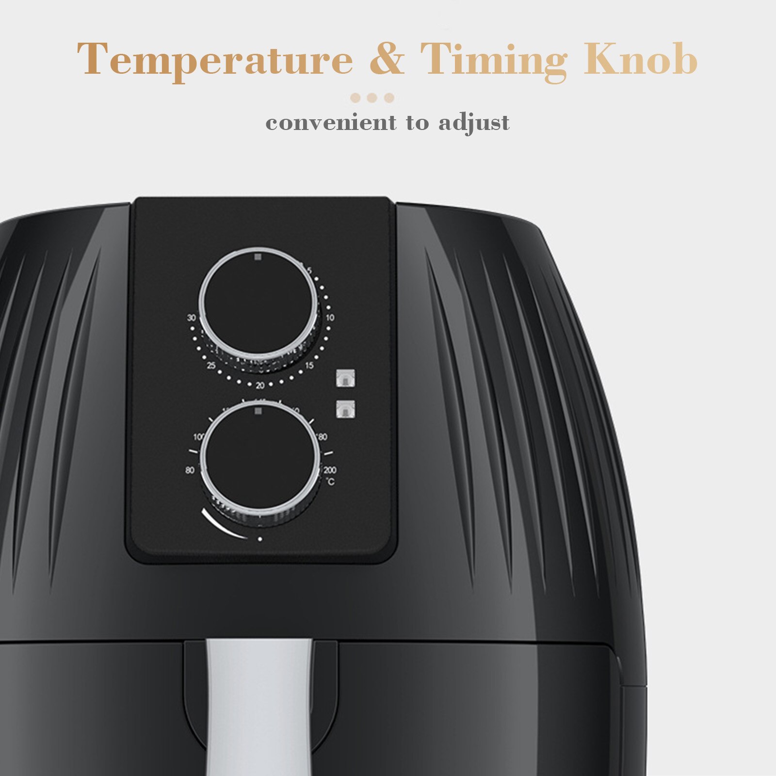 5.5L Air Fryer 1300W Electric Air Fryers Oven Oilless Cooker with 8 Presets LCD Digital Touch Screen and Nonstick Frying Pot