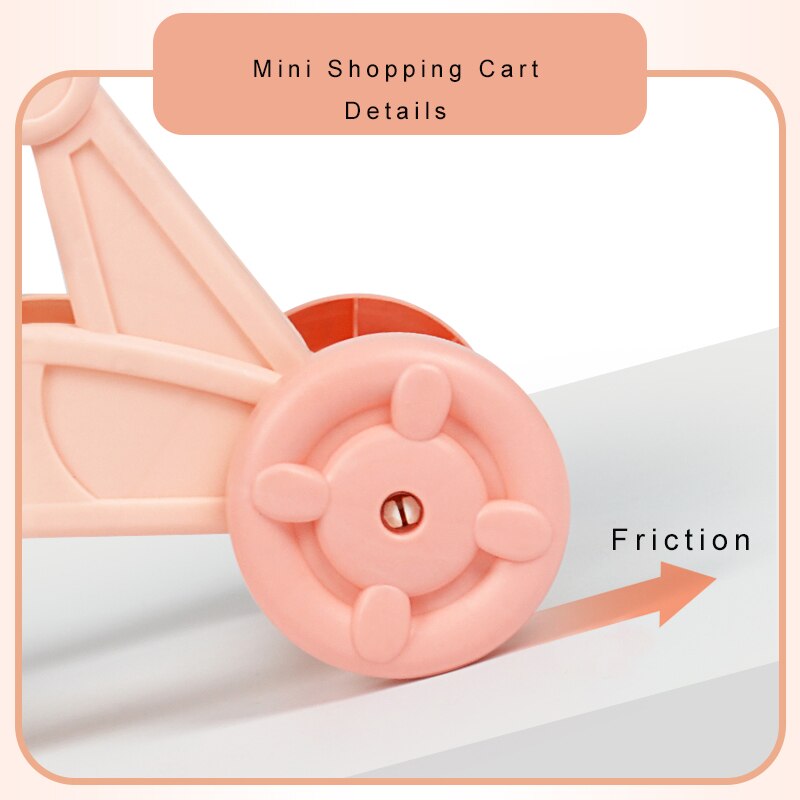 Winkelwagen Kinderen Pretend Play Toys Mini Winkelwagen Abs