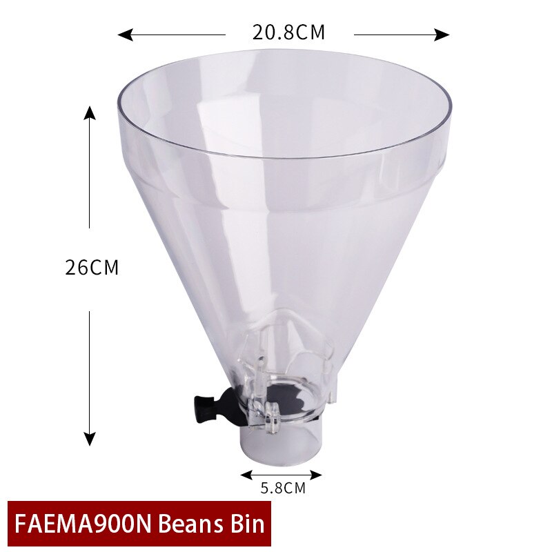 Coffee Beans Grinder Bean Bin Grinder Hopper For FEAMA Mazzer 900N/HC600/600AE/RF64 Household Coffee Grinder Accessories Tool: Beans Bin