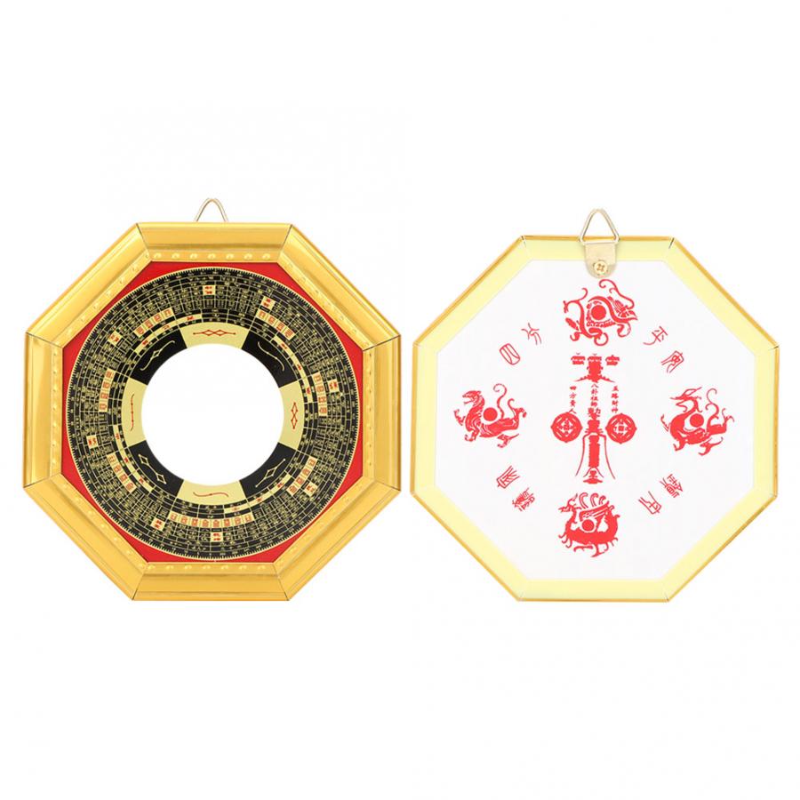 Traditionell kinesisk feng shui konvex konkav bagua spegel för hemaffärer lycklig feng shui transit dekoration lyckliga hantverk