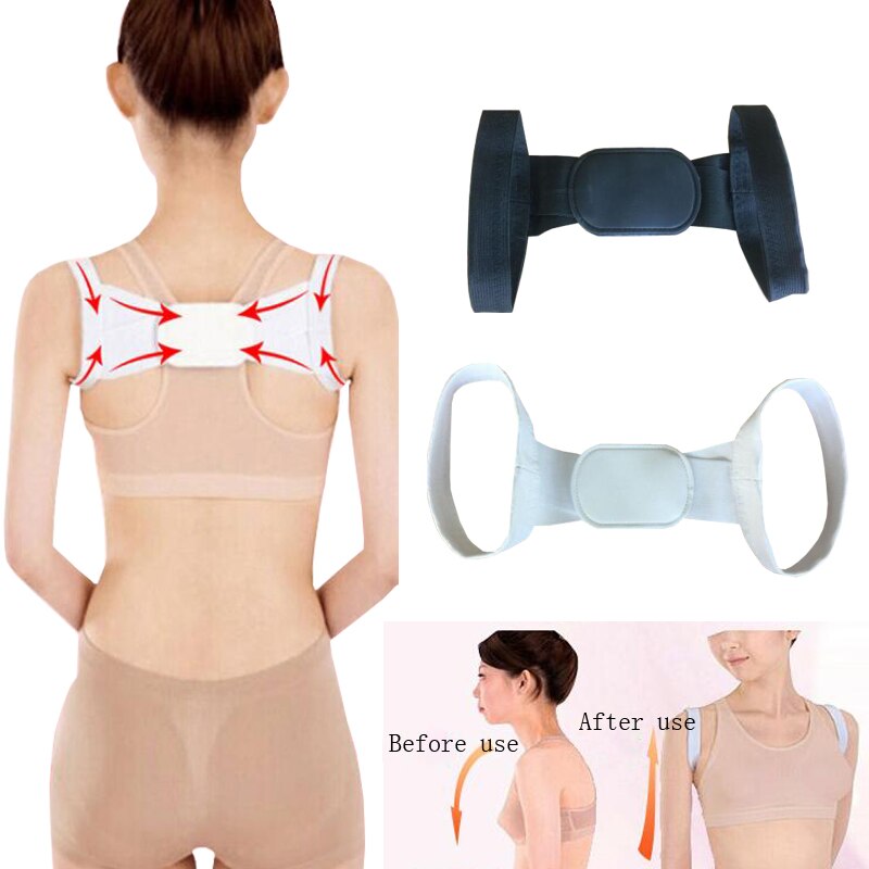 Nouvelle sangle d'épaule invisible à correction du dos droit posture arrière respirante avec sangle ultra-fine