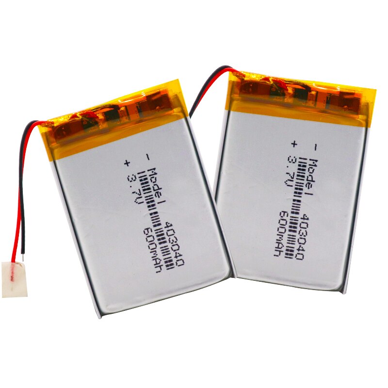 3.7V 600mAh 403040 Polimeri di Litio Li-Po Ricaricabile li ion celle Lipo Batteria Per Auto Tachigrafo DVR altoparlante del Bluetooth Della Macchina Fotografica