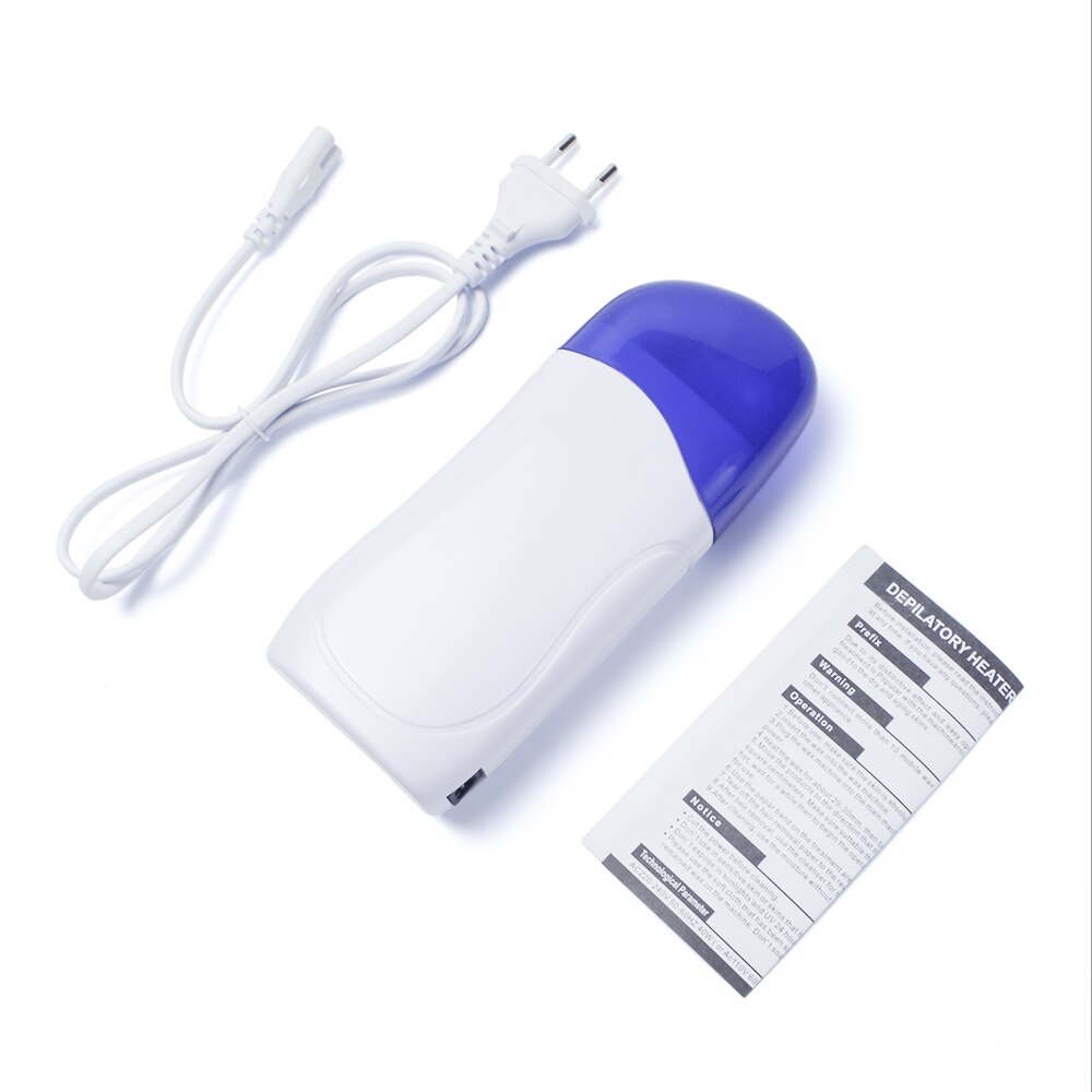 Single Handheld Depilatory Wax Hair Removal Machine with EU/US Plug Portable Epilator Roll On Depilatory Heater