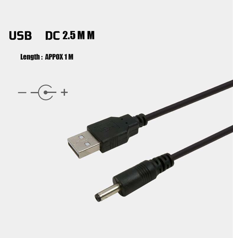Usb Naar Dc Kabel Dc 5V 2.5 Mm Adapter Jack Power Charger Kabel Adapter Connector Tablet