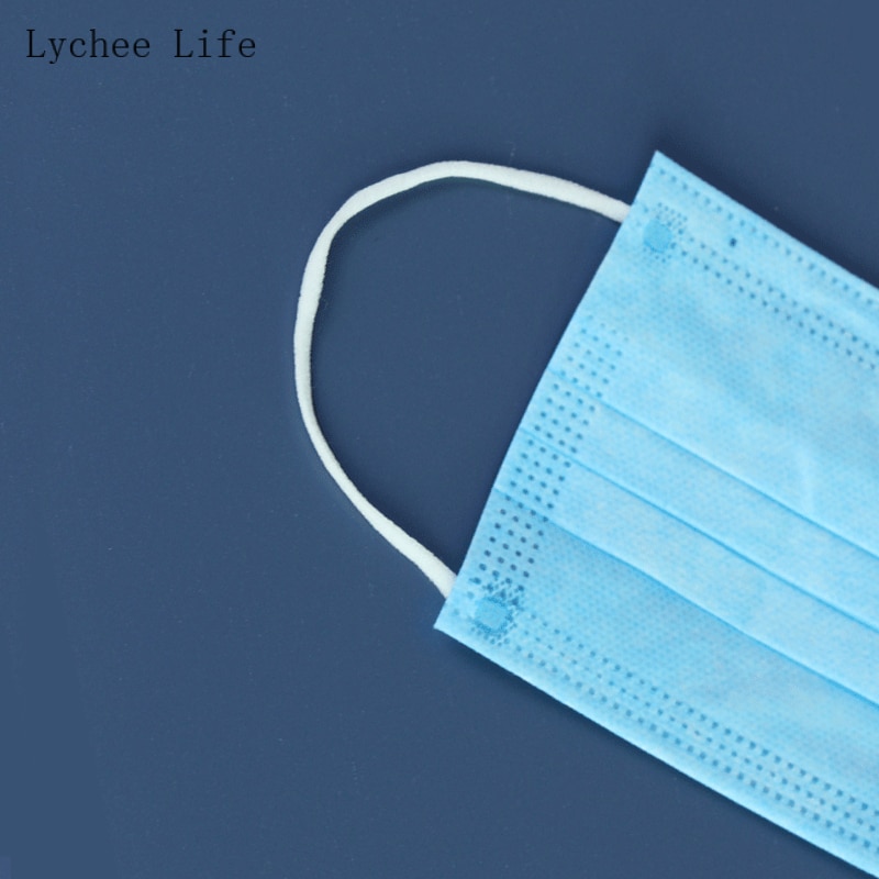 Lychee Life Round Elastic Bands Rope Rubber Hanging Rope Cords For DIY Sewing Accessories