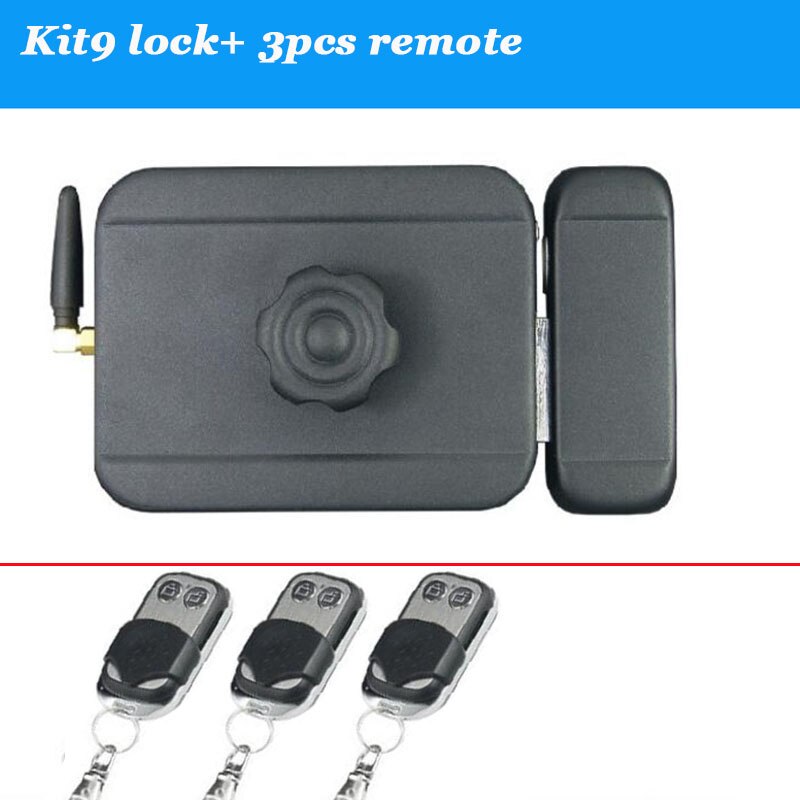 Kauko-oven lukko aa paristokäyttöinen langaton elektroninen lukko ei johtoa autolock oven portin sisäänkäynti tai avainpoistumiskytkin: Sarja 9