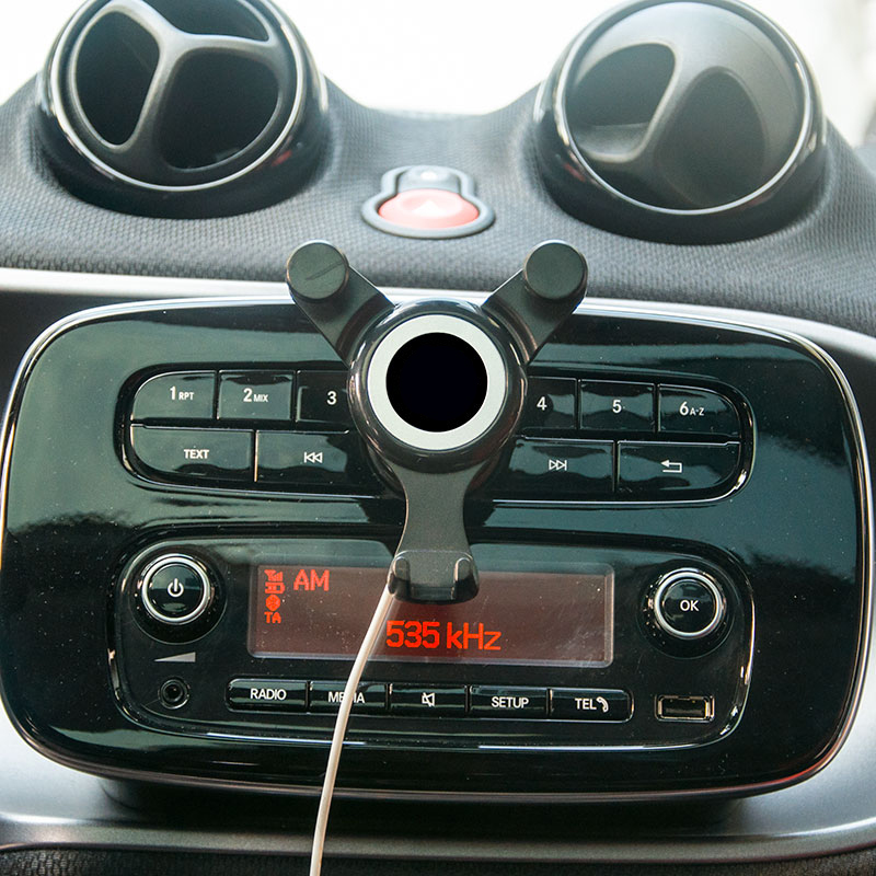 Supporto per telefono per auto Staffa mobile a gravità per Mercedes Smart 453 Fortwo Forfour interno Supporto di ricarica