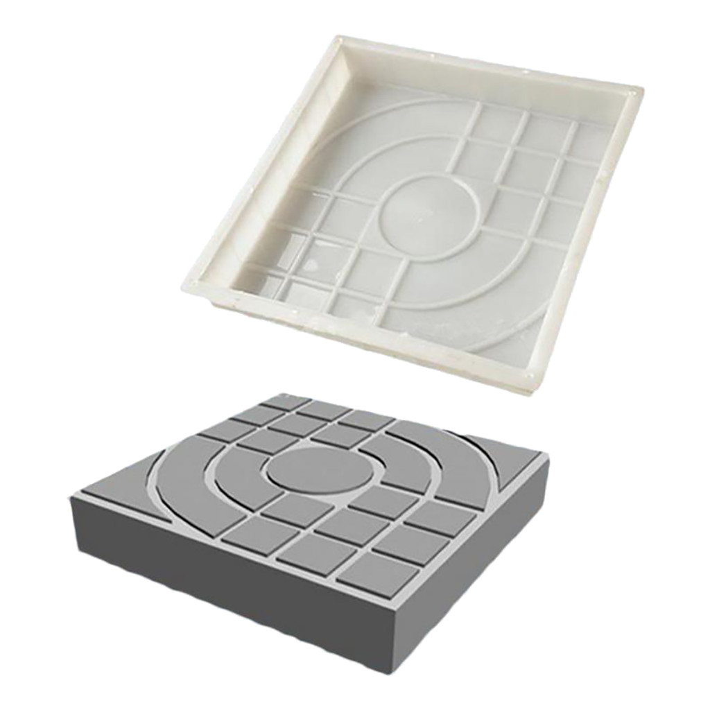 DIY Path Maker Bestrating Mallen Steen Baksteen Beton Mal Beton Cement Lopen Tuinpad Bestrating Bestrating Herbruikbare Patio Mallen Bestrating: Roze