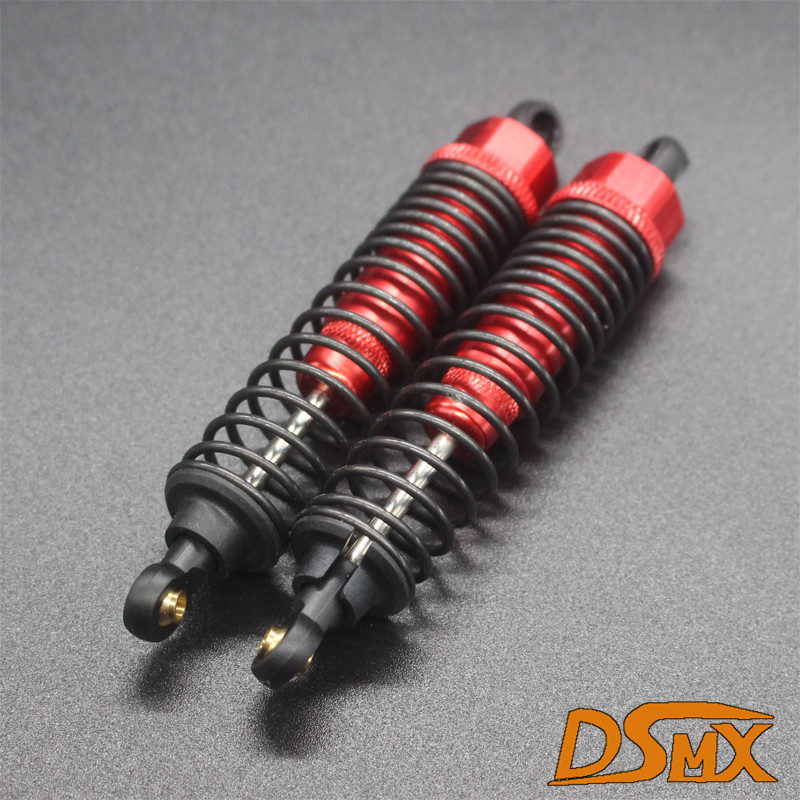 HSP 106004 166004 Aluminum Shock Absorber 98mm 06002 06062 1/10 Upgrade Parts For Off-road Car Buggy Short Truck 94166 94107: Red