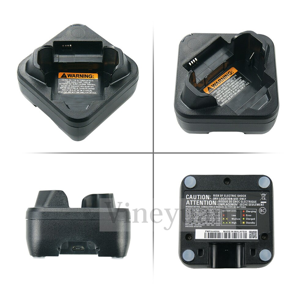 PMLN7110 Single-Unit Oplader Compatibel Voor Motorola SL300 TLK100 SL300e SL1M SL1600 Draagbare Radio 'S (PMNN4468A Batterij)
