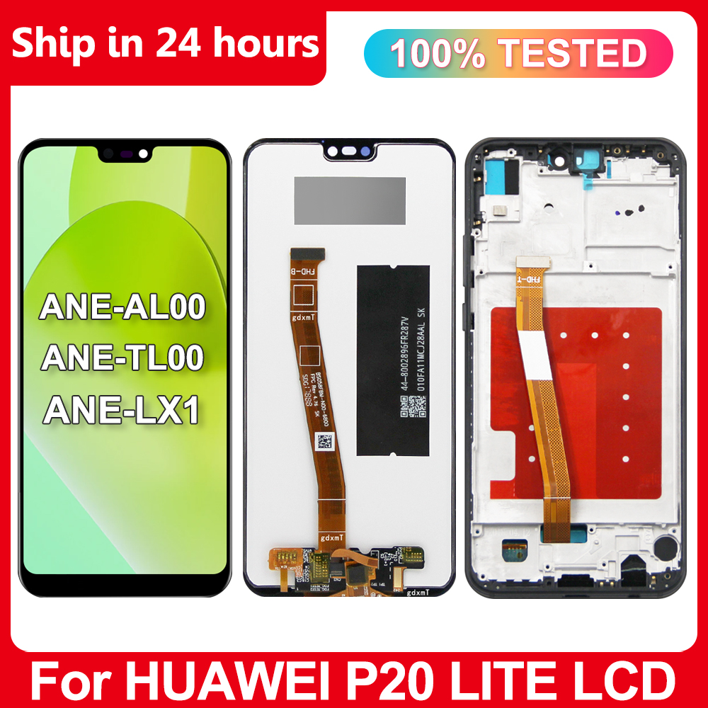 Huawei P20 Lite LCD Scherm Vervanging - 5.84" AMOLED Display & Digitizer - Getest