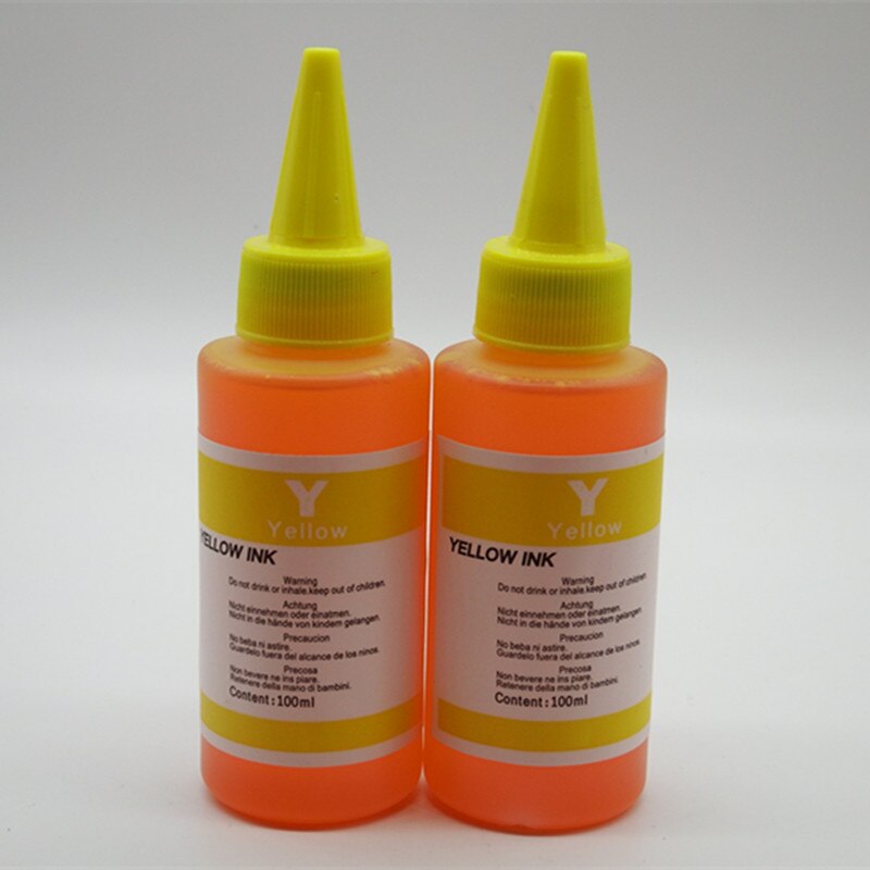 Universele Zwarte Dye Inkt Voor Epson Printers Premium Zwarte Inkt Voor Epson Alle Printer Ciss Gebotteld Inkt Refill Kit: 2Y