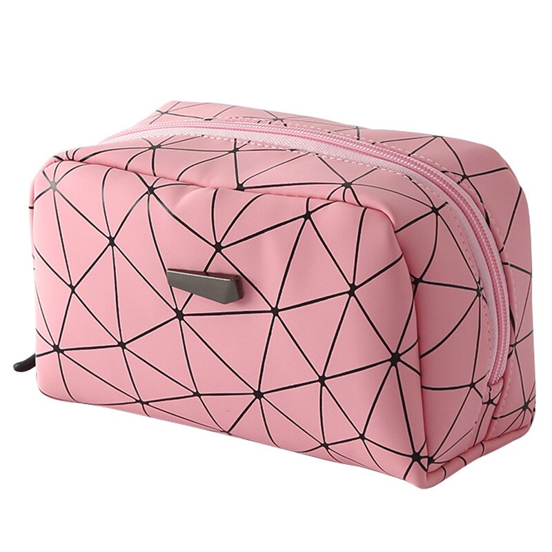 Bolsa feminina maquiagem, sacola de viagem organizadora para itens de higiene pessoal: Color-4