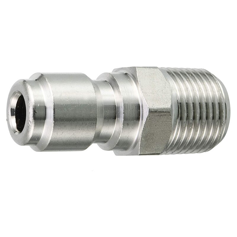 Pressure Washer Adapter Set, 3/8 Inch Quick Connect, Rotating Turbo Nozzle For Pressure Washer With 5 Spray Nozzle Tips