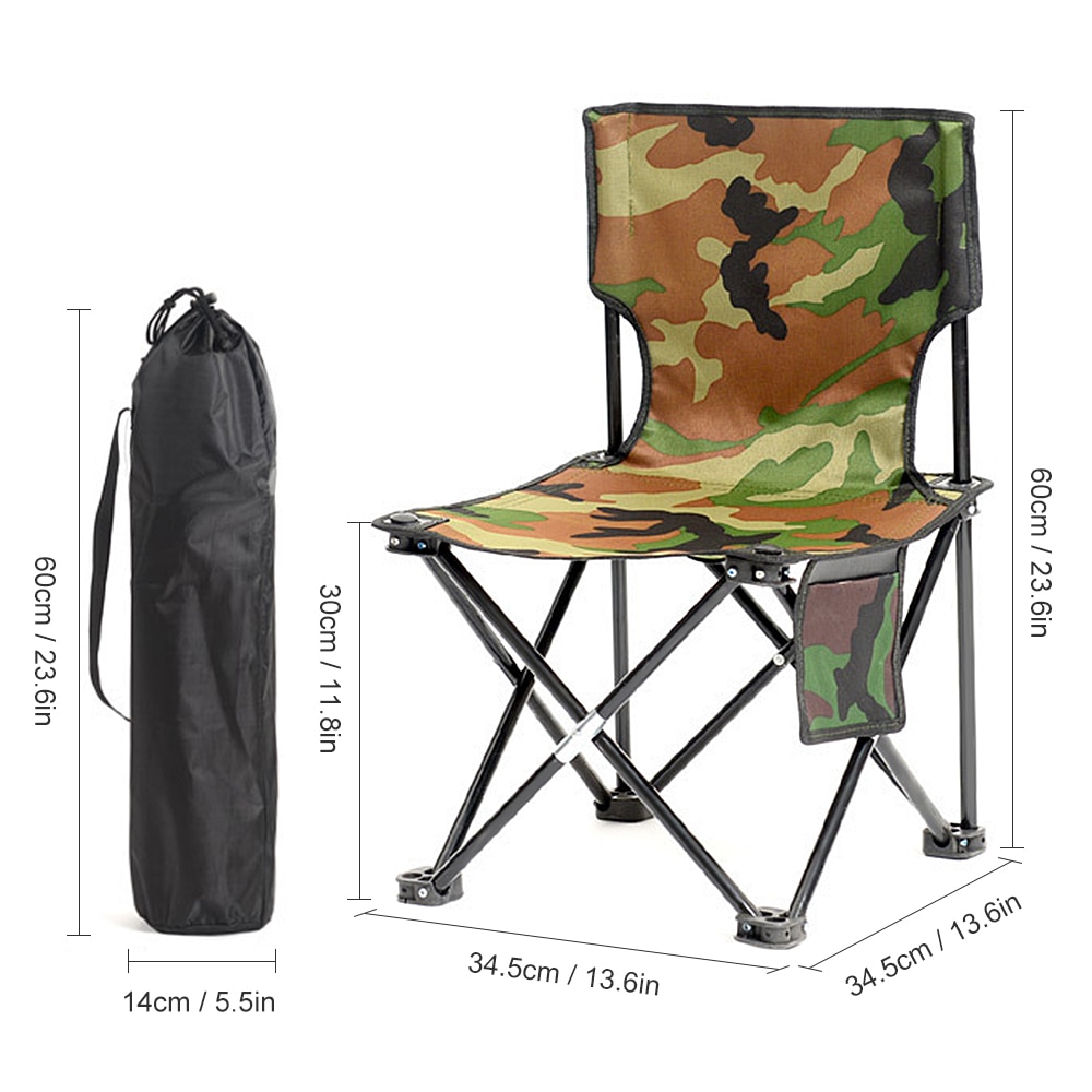 Tragbare Falten Angeln Stuhl Hocker für Outdoor Camping Wandern Picknick Reise Ultraleicht Klappstuhl Hocker