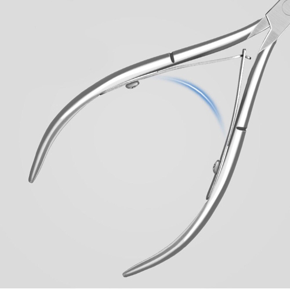 Herramienta para uñas 1/uds, tijeras para la piel muerta, cuchara de acero inoxidable con púas, cortaúñas, alicates de empuje , tijeras para cortar uñas