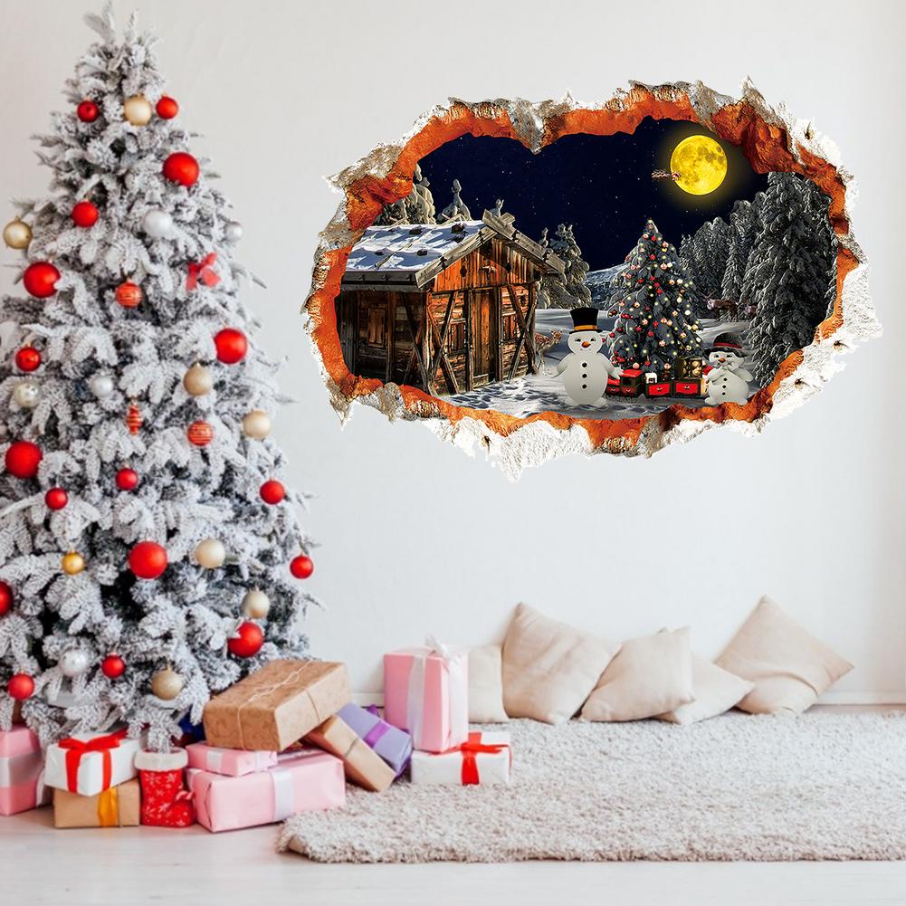 Kerst muurstickers, verwijderbare decoratieve stickers voor thuis kerst muurstickers, verwijderbare decoratieve stickers voor thuis