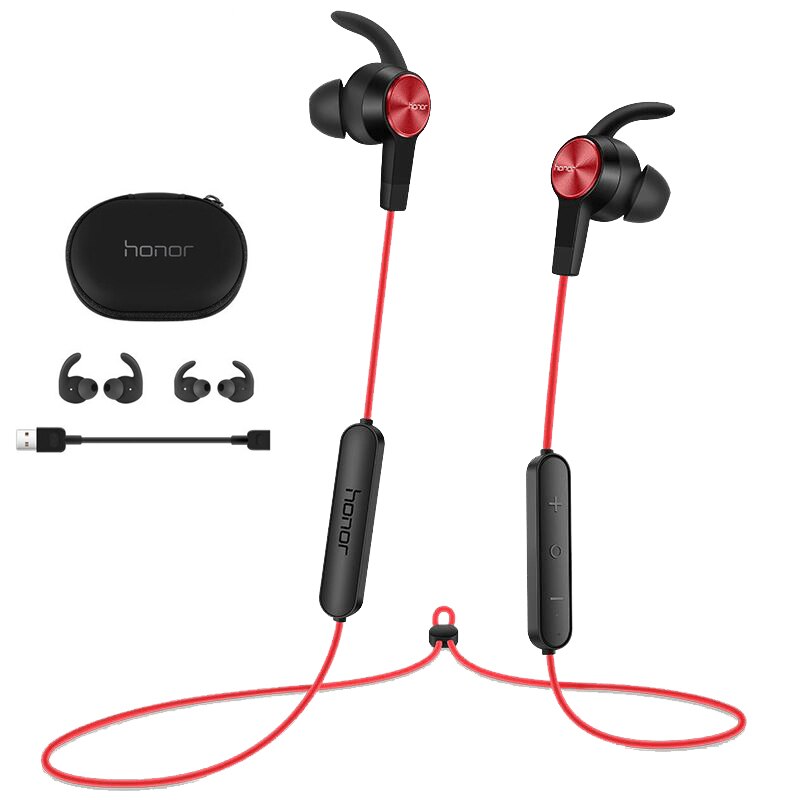 Neue Ehre xsport AM61/AM66 Bluetooth In-Ohr Drahtlose Kopfhörer Drahtlose verbindung Mit Mic Headset Unterstützung Huawei Xiaomi: AM61 Red
