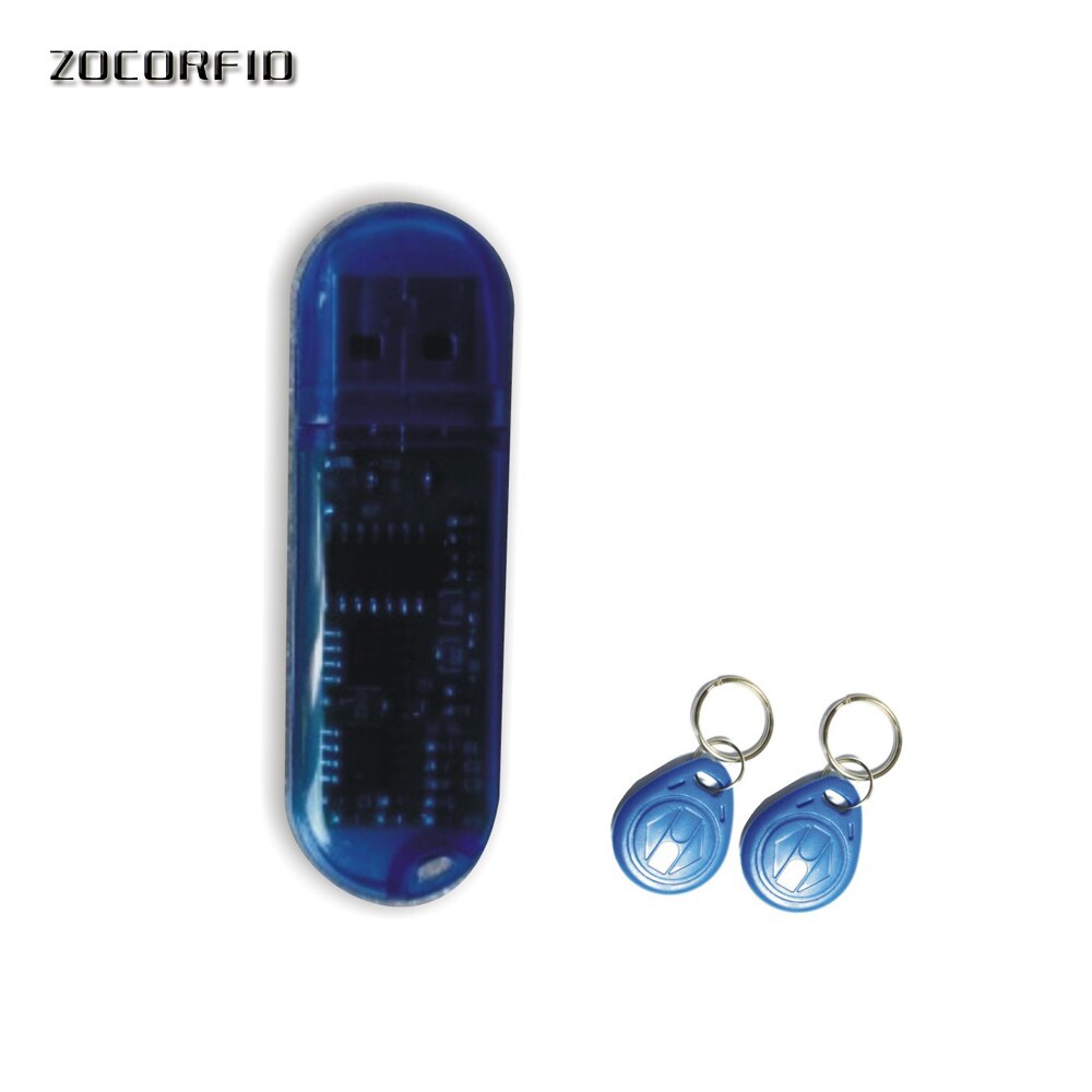 Mini USB 125KHZ RFID ID Card RFID Reader Writer Copier Duplicator USB Port with Fress English sfotware (support windows)