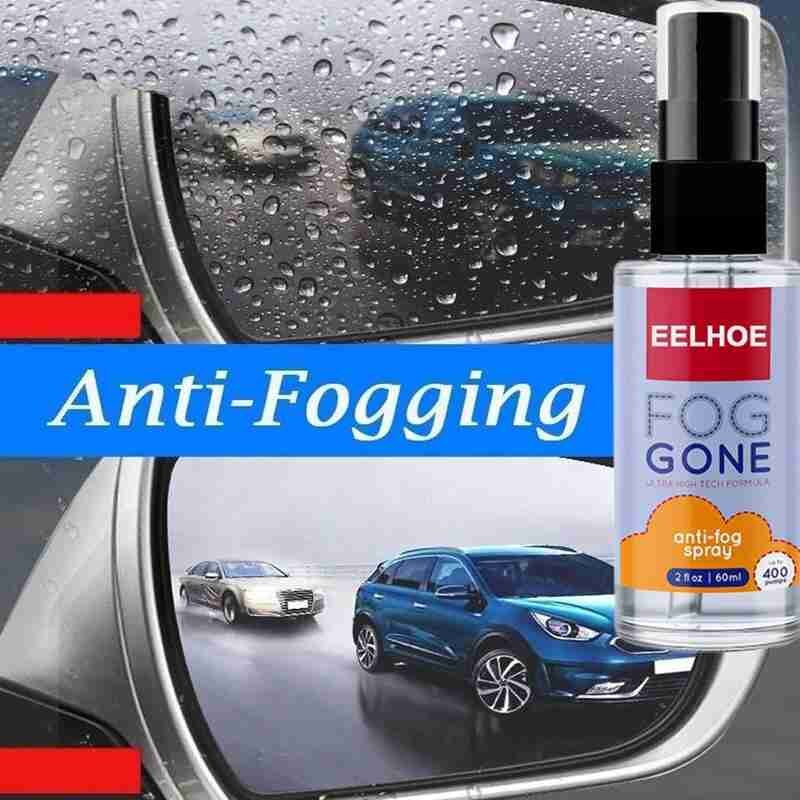 Car Anti-Fog Spray Prevents Fogging For Glass Windows Mirrors Glasses 60ml