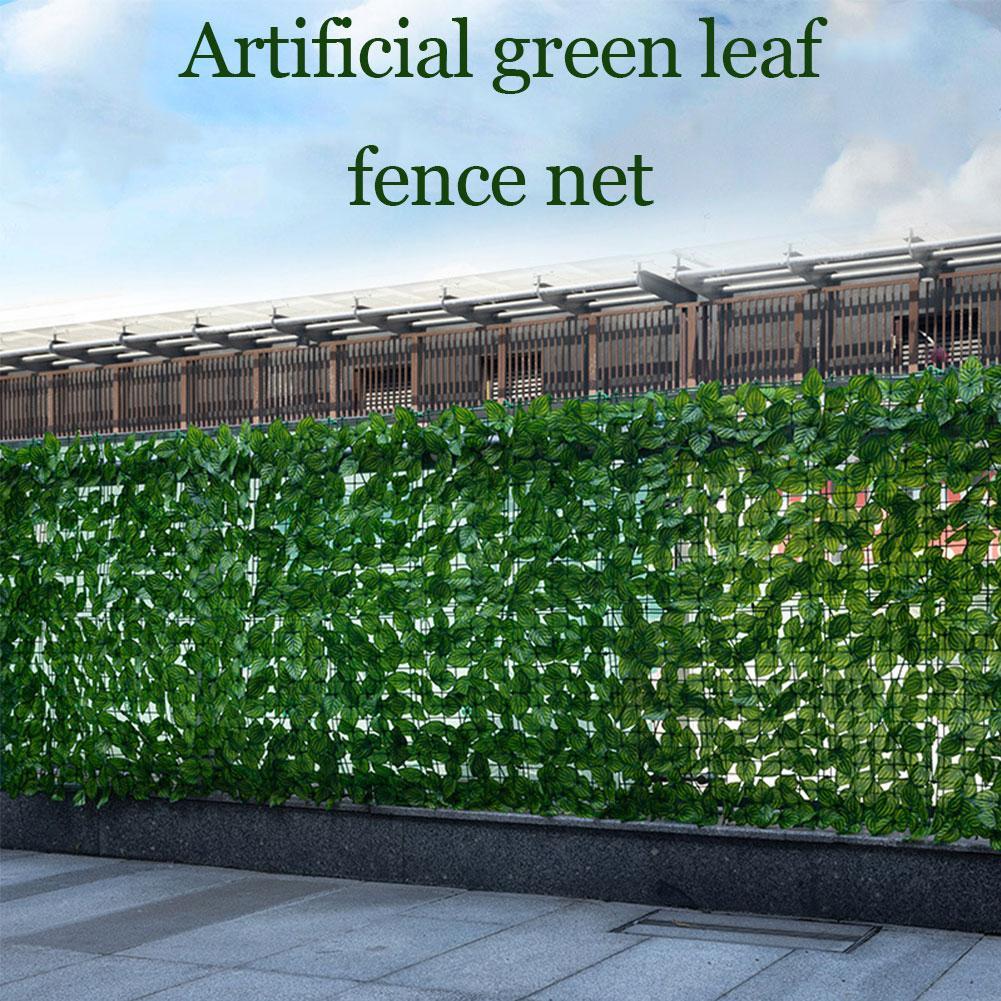 0.5x3m/0.5x1m Artificial Ivy Privacy Fence Screen Artificial Hedges Fence And Faux Ivy Vine Leaf Decoration For Outdoor Decor