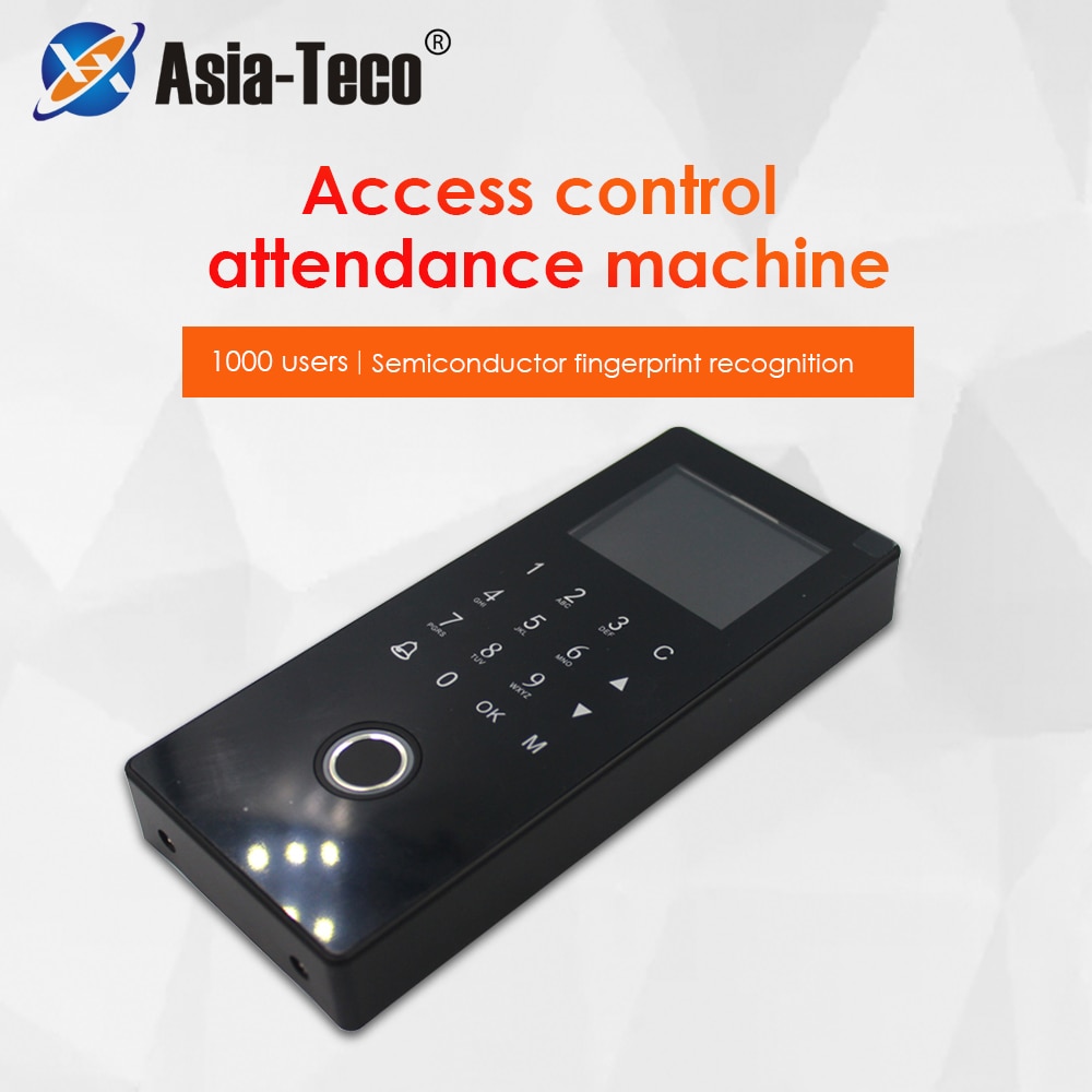 Fingerprint Biometric Touch Button Electric Magnetic Lock Access Control System USB Time Attendance 1000Users