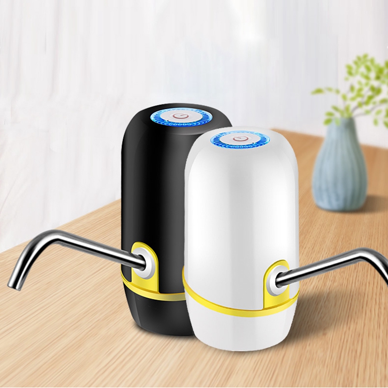 Ladung Elektrische Pumpe Wasser Flasche Wasser Halterung Reines Wasser Druck Wasser Wasserhahn Schwarz