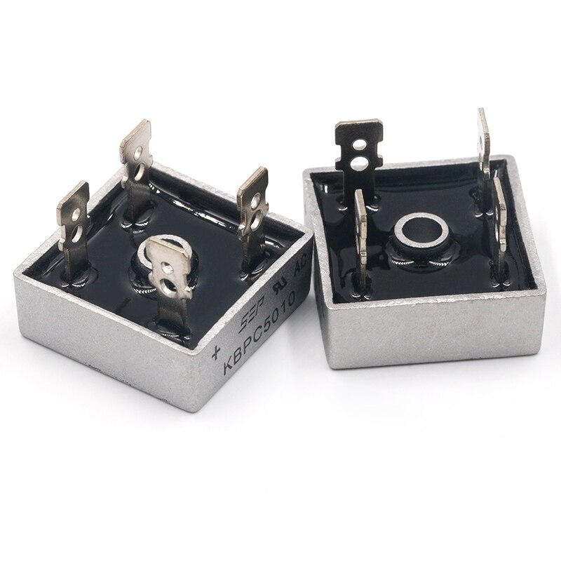 2Pcs KBPC5010 50A 1000V Diode Bridge Rectifier Kbpc5010