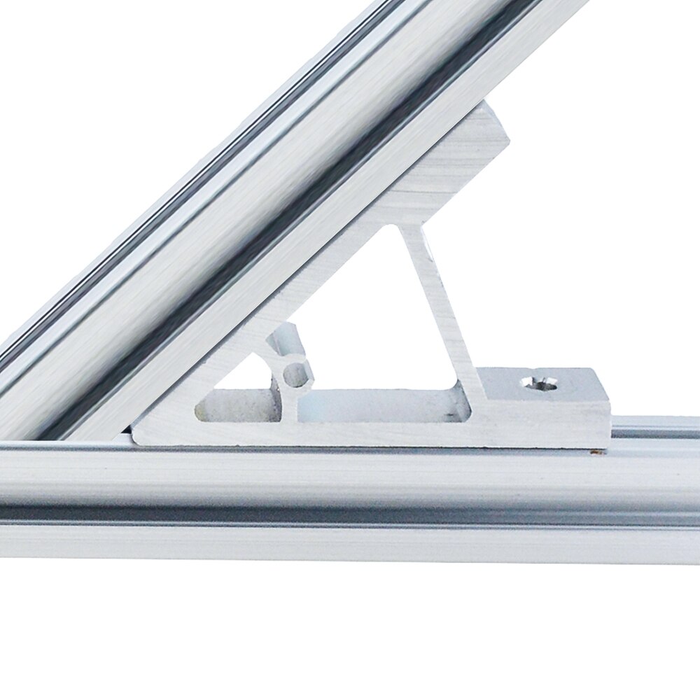 Aanpassing 45 Graden Ingeschreven Hoek Beugel Hoek Connector Eu Standaard 20/30/40/45/50/60/80 Serie Aluminium Profiel Delen