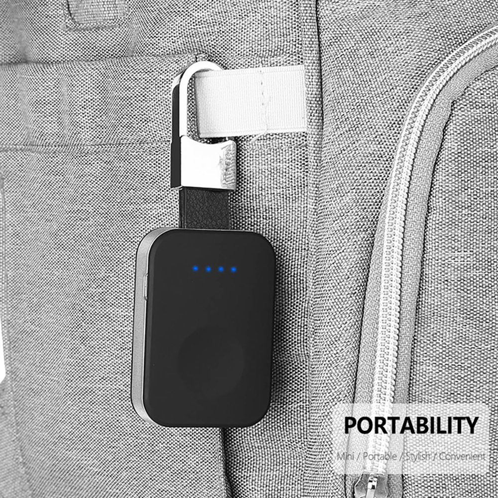 Qi Drahtlose Ladegerät Für Apfel Uhr 5 4 3 2 Energie Bank magnetisch aufladen Tragbare Mini iWatch Drahtlose Ladung Externe batterie