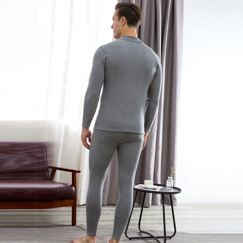 Winter Long Johns Men Thermal Underwear Sets for Men Underwear Thick Keep Warm Male Long Johns Winter Sleepwear Men