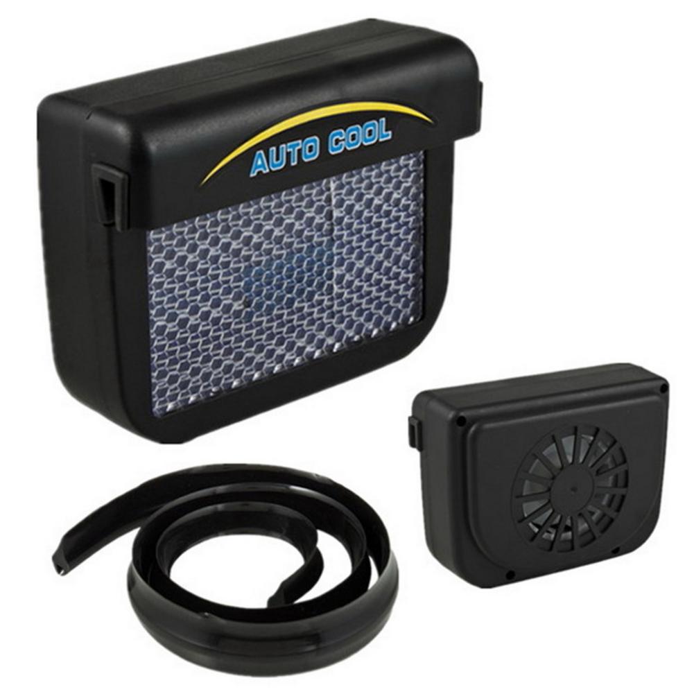 Auto plezier auto ventilator cool zonne-uitlaatventilator zonne-ventilator