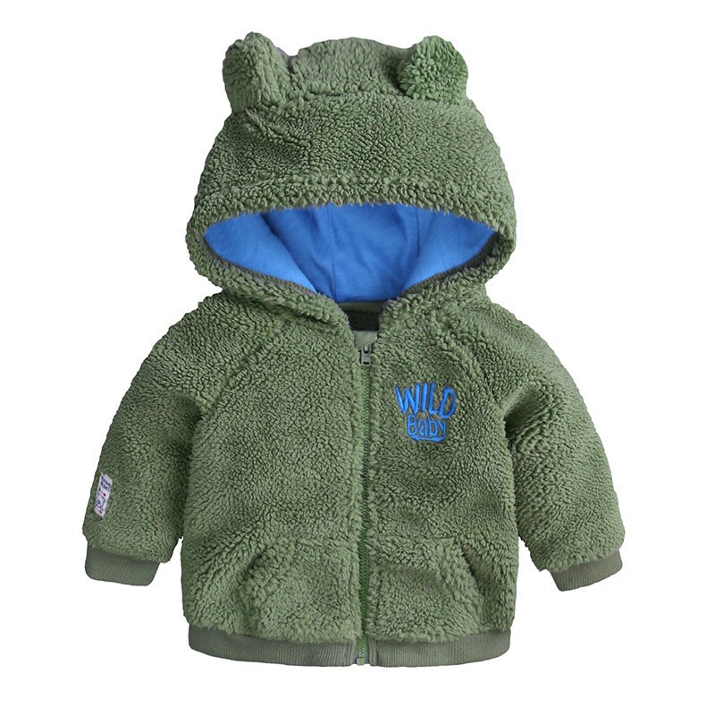 Lzh nyfødt baby drenge jakke efterår vinter jakke til baby pige hætte varm overtøj frakke til baby drenge spædbarn fleece frakke