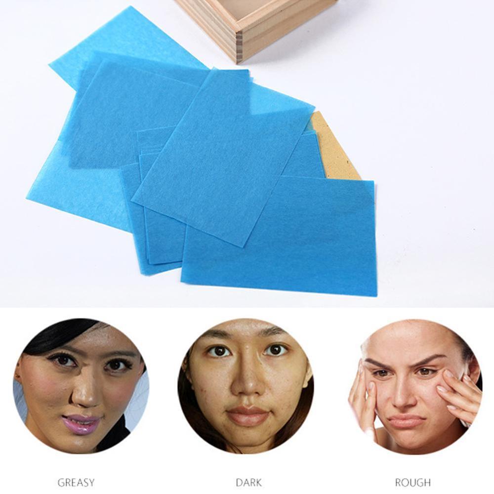 315NEW Brand 100sheets/pack Tissue Papers Makeup Cleansing Face Paper Absorbing Blotting Tool Oil Face Cleanser Absorb F7H1