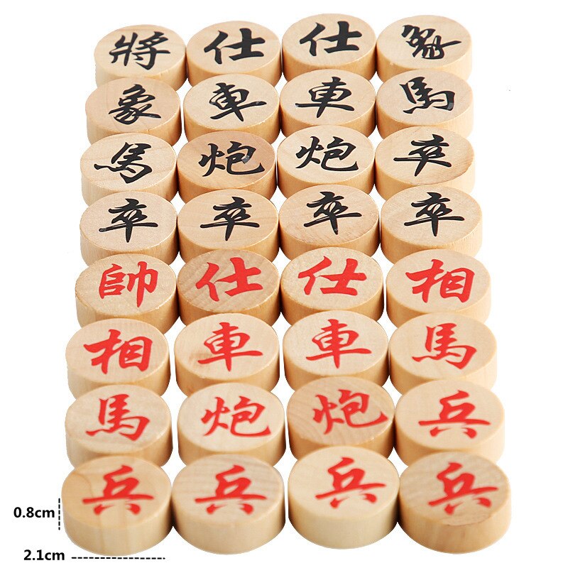 Gobang/Checkers/Slangen En Ladders/Internationale/Chinese Schaakstukken Voor Diverse Board Games Geen Schaakbord Kinderen: C 32pcs