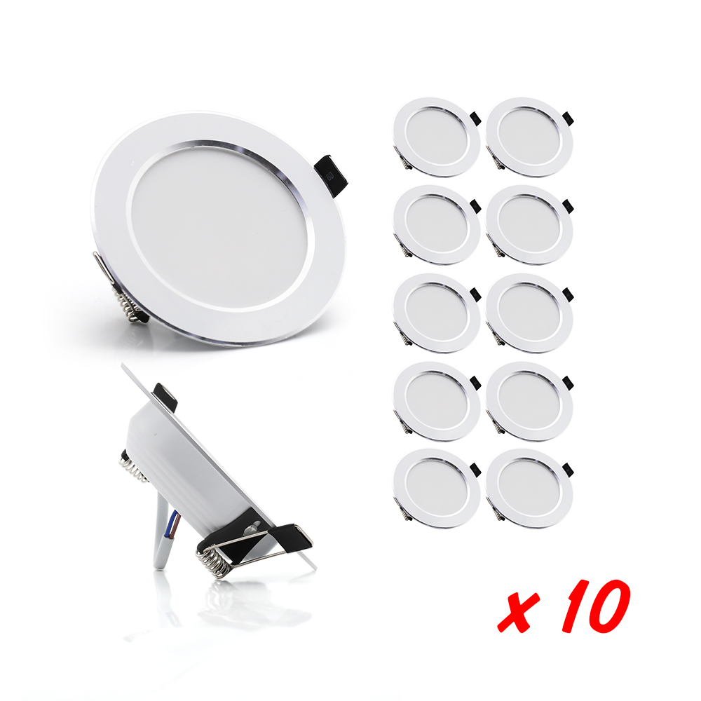 10 stücke Strahler LED Decke Downlight AC 220 V 18 W 15 W 12 W 9 W 7 W einbau Runde Lampe Stelle LED Dowm Licht Versteckte Innen Beleuchtung